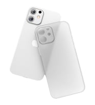 Uyumlu Model Apple iPhone 12 Kılıf 0.3mm Ultra İnce Hayalet Yumuşak Kapak (Renksiz)