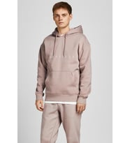 Jack & Jones Erkek Copenhagen Kapüşonlu Sweatshirt Relaxed Fit Hoodie - 12176864 (Kahverengi)
