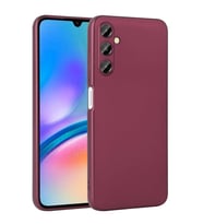 Galaxy A05S Kılıf Kamera Çıkıntılı Soft Silikon (Mürdüm)