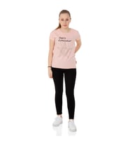 Toontoy Kız Çocuk T-Shirt Yıldız Taşlı (Pembe Melanj)