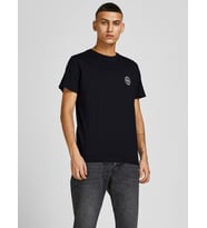 Jack & Jones Erkek T-shirt Crew Neck Noos 12205022 (Siyah)