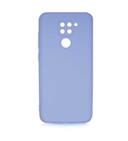 Xiaomi Redmi Note 9 Kılıf Özel Orijinal Lansman Serisi, İçi Kadife, Pürüzsüz Yumuşak ve Mat TPU Silikon (Lila)