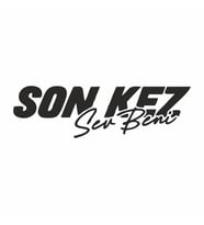 Son Kez Sev Beni Araba Sticker siyah 16x5 CM (Siyah)
