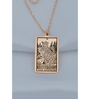 925 Ayar Gümüş Tarot (the Empress) Imparatoriçe (Rose)