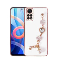 Xiaomi Redmi Note 12 Pro 4G Kılıf El Tutamaçlı Kamera Korumalı Zore Taka Silikon Kılıf (Beyaz)
