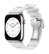 Apple Watch 7 45mm Spor Görünümlü Redclick KRD-94 Silikon Kordon