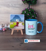 Tarih Öğretmeni Fotoğraflı Dekoratif Taş, Kupa Bardak Beyaz Hediye (Model 4)