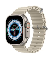 Apple Watch 49mm Ultra Seri Uyumlu Seaflex Ocean Silikon Kordon (Günışığı)