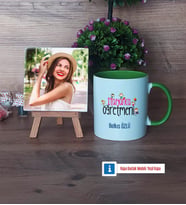 İtalyanca Öğretmeni Fotoğraflı Dekoratif Taş, Kupa Bardak Beyaz Hediye (Model 14)