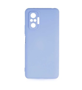 Xiaomi Redmi Note 10S Kılıf Lansman Tasarım İç Yüzeyi Kadife Silikon (Lila)