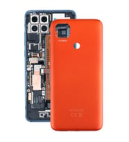 Xiaomi Redmi 9C Uyumlu Arka Pil Batarya Kapağı M2006C3MG M2006C3MT (Turuncu)