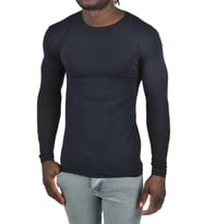 DeepSEA Erkek  Uzun Kollu Sıfır Yaka Sweat 2300423 (Lacivert)
