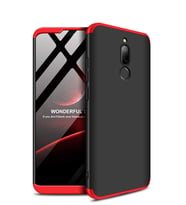 Microsonic Xiaomi Redmi 8 Kılıf Double Dip 360 Protective (Kırmızı)