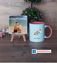 Anneye Doğum Günü Hediyesi Fotoğraflı Dekoratif Taş, Kupa Bardak Beyaz Hediye (Model 6)