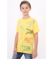 Toontoy Erkek Çocuk Baskılı Tişört (Sarı)