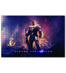 Cakapuzzle  Avengers Endgame Thanos  Puzzle Yapboz MDF (Ahşap) (500 Parça)