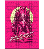 Cakapuzzle Hotline Miami Pebe Zemeni Görseli Puzzle Yapboz MDF (Ahşap) (255 Parça)