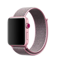 Ally Apple Watch 7-8 45mm 6-5-4 44mm Kayış Kordon Spor Loop 3-2-1 42mm (Pembe)
