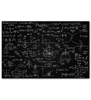 Cakapuzzle Karatahta Üzerinde Yazılı Matematik Denklemleri  Puzzle Yapboz MDF (Ahşap) (500 Parça)