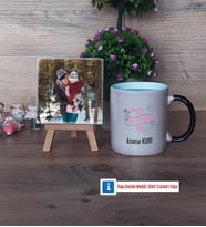 Anneler Günü Hediyesi Fotoğraflı Dekoratif Taş, Kupa Bardak Beyaz Hediye (Model 9)