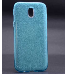 Samsung Galaxy J330 Pro Kılıf Simli Parlak Shining Kapak (Mavi)