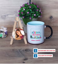 Kimya Öğretmeni Kupa Bardak Beyaz ve Fotoğraflı Ahşap Anahtarlık Hediye Öğretmenler Günü Hediyesi (Model 9)