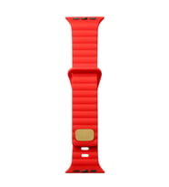 Apple Watch 44mm Zore KRD-73 Silikon Kordon (Kırmızı)