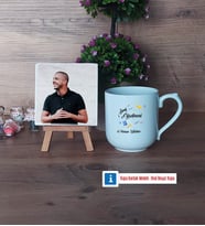 Sınıf Öğretmeni Fotoğraflı Dekoratif Taş, Kupa Bardak Beyaz Hediye Öğretmenler Günü Hediyesi (Model 5)