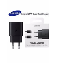 Samsung Galaxy M51 Hızlı Şarj Aleti  Samsung  25W Type-C Çıkışlı Samsung Şarj Cihazı (Siyah)