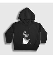 Presmono Unisex Çocuk Beyaz Young V2 Johnny Depp Kapüşonlu Sweatshirt 354947tt (Siyah)