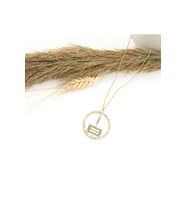 Tarihli Çekiç Gümüş Kolye - Renk Gold (Rose)