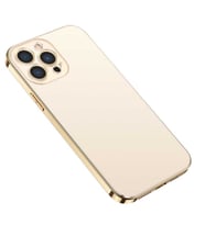 Uyumlu Model Apple iPhone 13 Pro Kılıf Slim 13serisi Orijinal Renk Kapak (Gold)