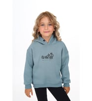 Toontoy Kız Çocuk Baskılı Sweatshirt (Mavi)