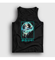 Presmono Unisex Beyaz Miku Hatsune Atlet 439470tt (Siyah)