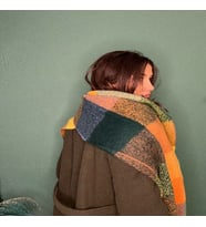RENKLİ HEDİYELİK KALIN ATKI & ŞAL (Haki-Yeşil)