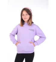 Toontoy Kız Çocuk Baskılı Sweatshirt (Lila)