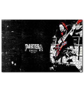 Cakapuzzle Pantera Solist Dimebag Darrell  Puzzle Yapboz MDF (Ahşap) (1000 Parça)