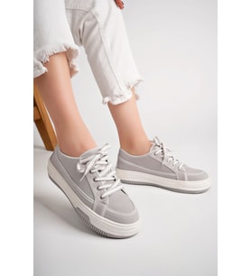 Siyah Kadın Sneaker Günlük Ayakkabı 6102 (Karışık)