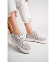 Siyah Kadın Sneaker Günlük Ayakkabı 6102 (Karışık)