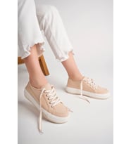 Siyah Kadın Sneaker Günlük Ayakkabı 6102 (Siyah)