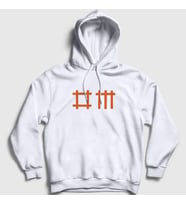 Presmono Unisex Beyaz DM Depeche Mode Kapüşonlu Sweatshirt 140193tt (Beyaz)