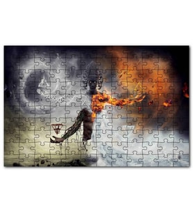 Cakapuzzle Ateş Toprak Su ve Rüzgar Büyücü Puzzle Yapboz MDF (Ahşap) (255 Parça)