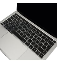 McStorey Macbook Pro ile Uyumlu Klavye Koruyucu A1706 1989 2159 1707 1990 UK Arapça Baskılı (Siyah)