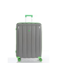 Mçs Polipropilen Valiz V305 75 CM (Gri - Yeşil)