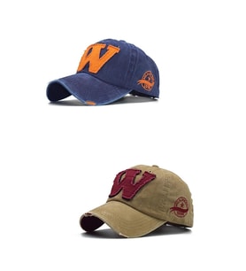 Şapka Eskitme Bordo Siyah 2'li Şapka, Cap Şapka, Erkek Kadın Şapka, W Şapka, W Snapback Takım ikili.009 (Yeşil-Lacivert)