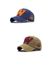 Şapka Eskitme Bordo Siyah 2'li Şapka, Cap Şapka, Erkek Kadın Şapka, W Şapka, W Snapback Takım ikili.009 (Yeşil-Lacivert)