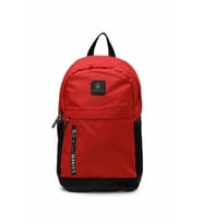 Lumberjack Olıver Sıyah Unisex Sırt Çantası Okul Çantası Laptop Bölmeli (Kırmızı)