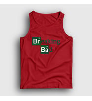 Presmono Unisex Sarı Logo Breaking Bad Atlet 185169tt (Kırmızı)