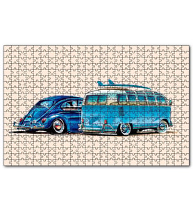 Cakapuzzle svos Minübüs Otomobil Görseli  Puzzle Yapboz MDF (Ahşap) (500 Parça)