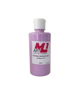 M1 ART Vernikli Akrilik  Boya 140.ml  12 RENK SEÇENEĞİ (Lila)